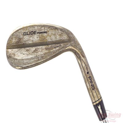 Ping Glide Forged Pro Raw Wedge Lob LW 60° 10 Deg Bounce S Grind Ping Z-Z115 Steel Wedge Flex Right Handed Black Dot 35.25in