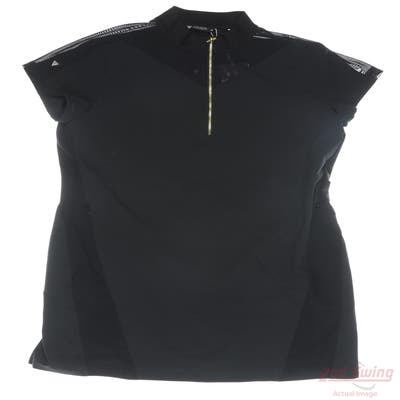 New Level Wear Womens Golf Dress Large L Black Solid MSRP $90