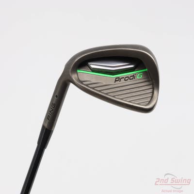 Ping Prodi G Single Iron 7 Iron Stock Graphite Shaft Graphite Junior Stiff Left Handed Black Dot 36.75in