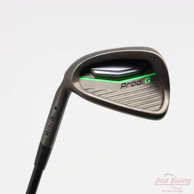 Ping Prodi G Single Iron 7 Iron Stock Graphite Shaft Graphite Junior Stiff Left Handed Black Dot 35.25in