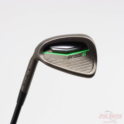 Ping Prodi G Single Iron 7 Iron Stock Graphite Shaft Graphite Junior Stiff Left Handed Black Dot 36.75in