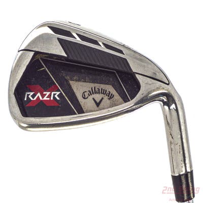 Callaway Razr X Single Iron Pitching Wedge PW Callaway Stock Steel Steel Uniflex Right Handed 35.5in