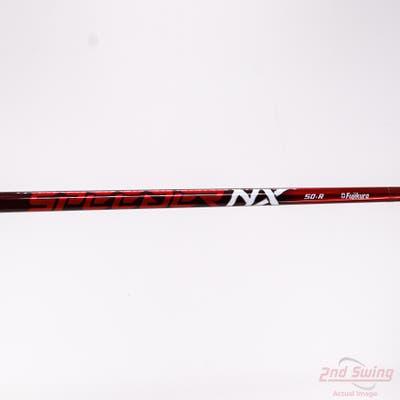 Used W/ TaylorMade RH Adapter Fujikura Speeder NX Red 50g Fairway Shaft Regular 42.5in
