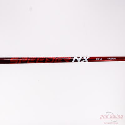 Used W/ TaylorMade RH Adapter Fujikura Speeder NX Red 50g Fairway Shaft Senior 42.5in