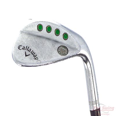 Callaway PM Grind 19 Chrome Wedge Sand SW 56° 14 Deg Bounce PM Grind FST KBS Hi-Rev 2.0 115 Steel Wedge Flex Right Handed 35.25in