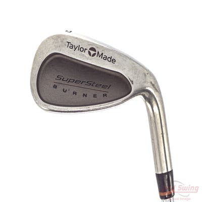 TaylorMade Supersteel Single Iron Pitching Wedge PW TM S-90 Steel Stiff Right Handed 35.5in