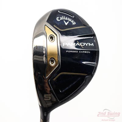 Callaway Paradym Fairway Wood 5 Wood 5W 18° PX HZRDUS Silver Gen4 60 Graphite Regular Left Handed 43.0in