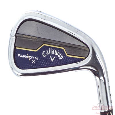 Mint Callaway Paradym X Single Iron 7 Iron True Temper Elevate MPH 85 Steel Stiff Right Handed 37.0in