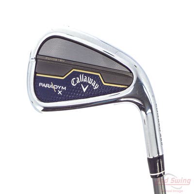 Callaway Paradym X Single Iron 7 Iron PX HZRDUS Silver Gen4 65 Graphite Regular Right Handed 37.0in