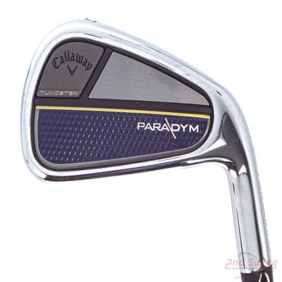 Mint Callaway Paradym Single Iron 7 Iron True Temper Elevate MPH 95 Steel Regular Right Handed 37.0in