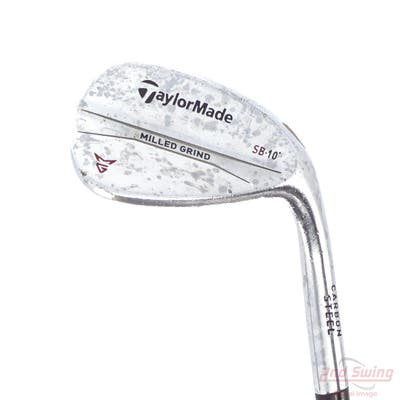 TaylorMade Milled Grind Satin Chrome Wedge Lob LW 60° 10 Deg Bounce SB True Temper Dynamic Gold Steel Wedge Flex Right Handed 35.25in