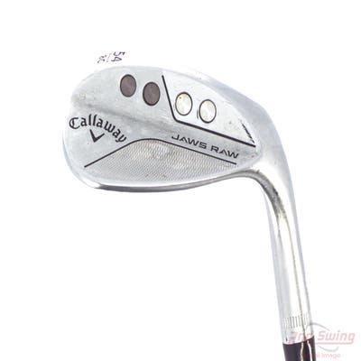 Callaway Jaws Raw Chrome Wedge Sand SW 54° 8 Deg Bounce C Grind Dynamic Gold Spinner TI Steel Wedge Flex Right Handed 35.25in