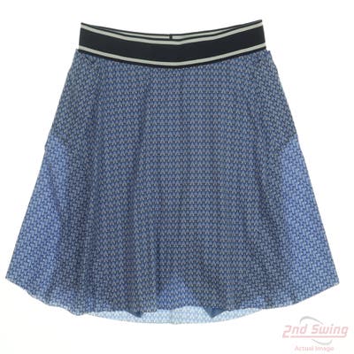 New Womens Peter Millar Skort Large L Blue MSRP $90