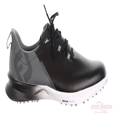 New Mens Golf Shoe Footjoy Fuel Medium 11 Black/Grey MSRP $145 55451