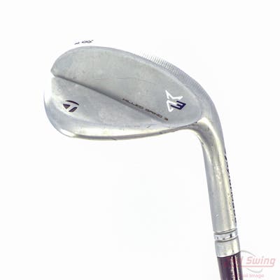 TaylorMade Milled Grind 3 Raw Chrome Wedge Lob LW 58° 8 Deg Bounce LB Dynamic Gold Tour Issue S200 Steel Stiff Right Handed 34.75in