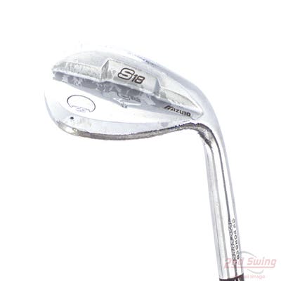 Mizuno S18 White Satin Wedge Lob LW 60° 6 Deg Bounce Stock Steel Shaft Steel Wedge Flex Right Handed 35.5in