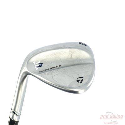 TaylorMade Milled Grind 3 Raw Chrome Wedge Lob LW 58° 11 Deg Bounce SB Dynamic Gold Tour Issue S200 Steel Stiff Left Handed 35.0in