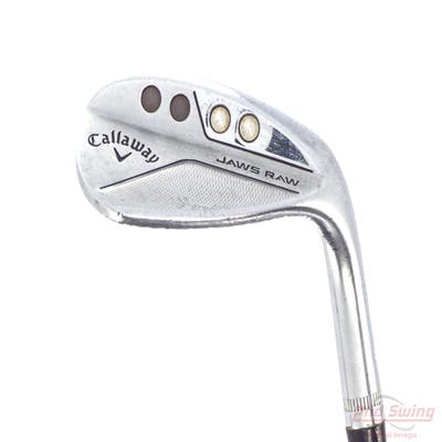 Callaway Jaws Raw Chrome Wedge Lob LW 58° 10 Deg Bounce C Grind Dynamic Gold Spinner TI Steel Wedge Flex Right Handed 35.25in