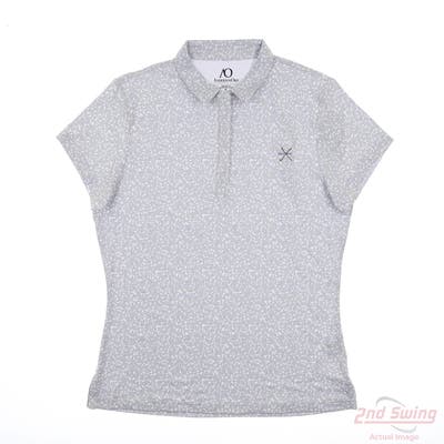 New W/ Logo Womens Anderson Ord Polo Medium M Multi MSRP $80