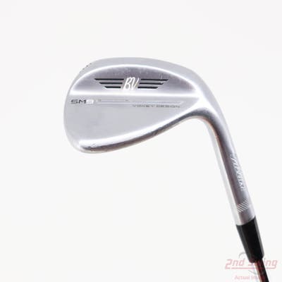 Titleist Vokey SM9 Tour Chrome Wedge Lob LW 58° 8 Deg Bounce M Grind Titleist Vokey BV Steel Wedge Flex Right Handed 35.25in