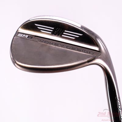 Mint Titleist Vokey SM8 Brushed Steel Wedge Lob LW 62° 8 Deg Bounce M Grind Titleist Vokey BV Steel Wedge Flex Right Handed 35.25in