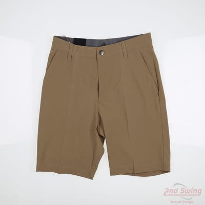 New Mens Adidas Shorts 28 Khaki MSRP $65