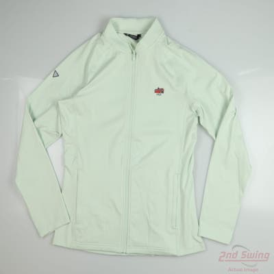 New W/ Logo Womens Level Wear Jacket Medium M Mint MSRP $79