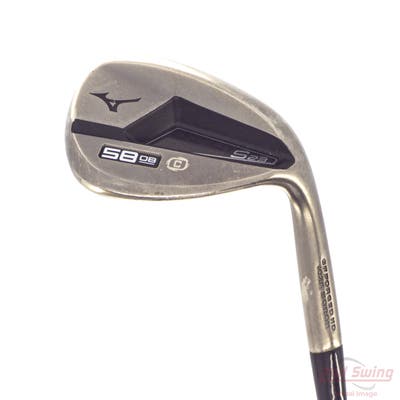 Mizuno S23 Copper Cobalt Wedge Lob LW 58° 8 Deg Bounce C Grind FST KBS Hi-Rev 2.0 Steel Wedge Flex Right Handed 35.5in