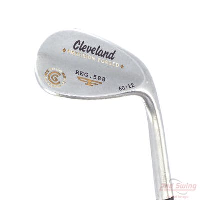 Cleveland 2012 588 Chrome Wedge Lob LW 60° 12 Deg Bounce True Temper Tour Concept Steel Wedge Flex Right Handed 35.5in