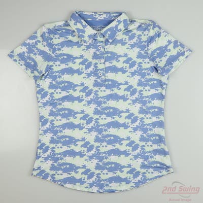 New Womens Straight Down Polo X-Small XS Multi MSRP $100