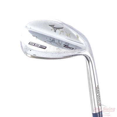 Mizuno T20 Satin Chrome Wedge Lob LW 59° 9 Deg Bounce Dynamic Gold Tour Issue X100 Steel X-Stiff Right Handed 35.25in