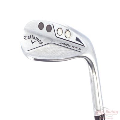 Callaway Jaws Raw Chrome Wedge Lob LW 58° 10 Deg Bounce S Grind Dynamic Gold Tour Issue 115 Steel Wedge Flex Right Handed 35.0in