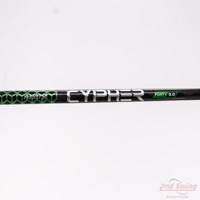 Used W/ PXG RH Adapter Project X Cypher 40g Fairway Shaft Senior 42.0in