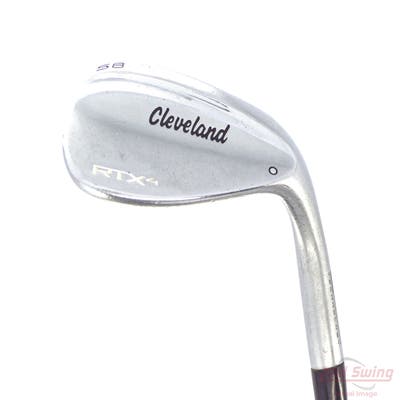 Cleveland RTX 4 Tour Satin Wedge Lob LW 58° 6 Deg Bounce Low Dynamic Gold Tour Issue S400 Steel Stiff Right Handed 35.0in