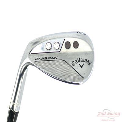 Callaway Jaws Raw Chrome Wedge Sand SW 54° 10 Deg Bounce S Grind Dynamic Gold Spinner TI 115 Steel Wedge Flex Left Handed 35.25in