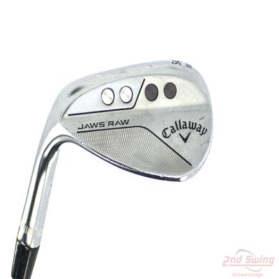 Callaway Jaws Raw Chrome Wedge Sand SW 54° 10 Deg Bounce S Grind Dynamic Gold Spinner TI 115 Steel Wedge Flex Left Handed 35.25in