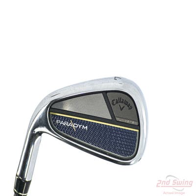 Mint Callaway Paradym Single Iron 7 Iron Project X Cypher 50 Graphite Senior Left Handed 37.0in