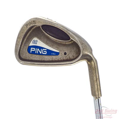 Ping G2 Single Iron 6 Iron Stock Steel Shaft Steel Stiff Right Handed Black Dot 37.5in