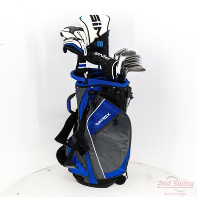 Complete Set of Men's Titleist TaylorMade Cleveland Golf Clubs + NEW Datrek Stand Bag