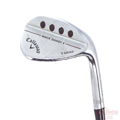 Callaway Mack Daddy 4 Chrome Wedge Sand SW 56° 10 Deg Bounce S Grind Dynamic Gold Tour Issue S200 Steel Stiff Right Handed 36.0in