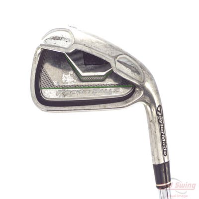 TaylorMade Rocketballz HL Single Iron 6 Iron Stock Steel Shaft Steel Stiff Right Handed 35.5in