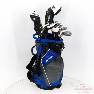 Complete Set of Men's TaylorMade Ping Cleveland Golf Clubs + NEW Datrek Stand Bag
