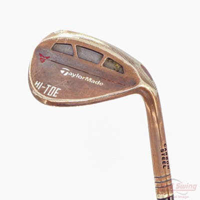 TaylorMade HI-TOE RAW Wedge Lob LW 60° 10 Deg Bounce FST KBS Hi-Rev 2.0 115 Steel Wedge Flex Right Handed 35.0in