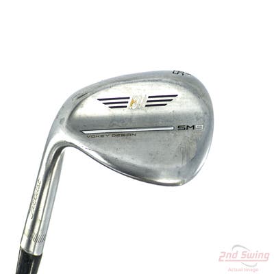 Titleist Vokey SM9 Tour Chrome Wedge Lob LW 58° 14 Deg Bounce K Grind Titleist Vokey BV Steel Wedge Flex Left Handed 35.5in
