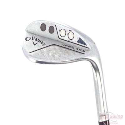 Callaway Jaws Raw Chrome Wedge Lob LW 58° 10 Deg Bounce S Grind Dynamic Gold Spinner TI 115 Steel Wedge Flex Right Handed 35.0in