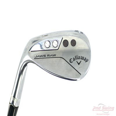 Callaway Jaws Raw Chrome Wedge Sand SW 54° 10 Deg Bounce S Grind Dynamic Gold Spinner TI 115 Steel Wedge Flex Left Handed 35.25in