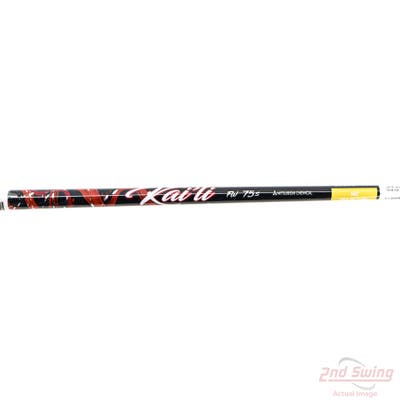 Used W/ TaylorMade RH Adapter Mitsubishi Rayon Kai'li Red 75g Fairway Shaft Stiff 41.5in