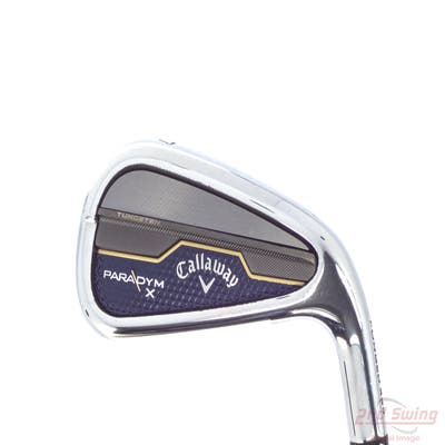 Callaway Paradym X Single Iron 7 Iron PX HZRDUS Silver Gen4 65 Graphite Regular Right Handed 37.0in