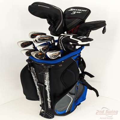 Complete Set of Men's Cleveland Adams Nike Cleveland Golf Clubs + NEW Datrek Stand Bag