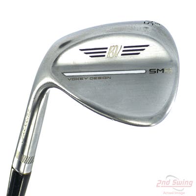 Titleist Vokey SM9 Tour Chrome Wedge Sand SW 54° 10 Deg Bounce S Grind Stock Steel Shaft Steel Wedge Flex Left Handed 35.5in
